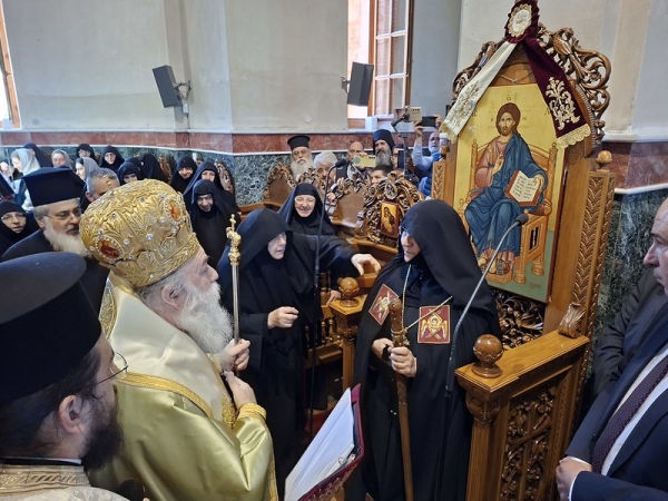 Ενθρόνιση νέας Ηγουμένης στο Ησυχαστήριο «Τίμιος Σταυρός» στον Μαψό Κορινθίας